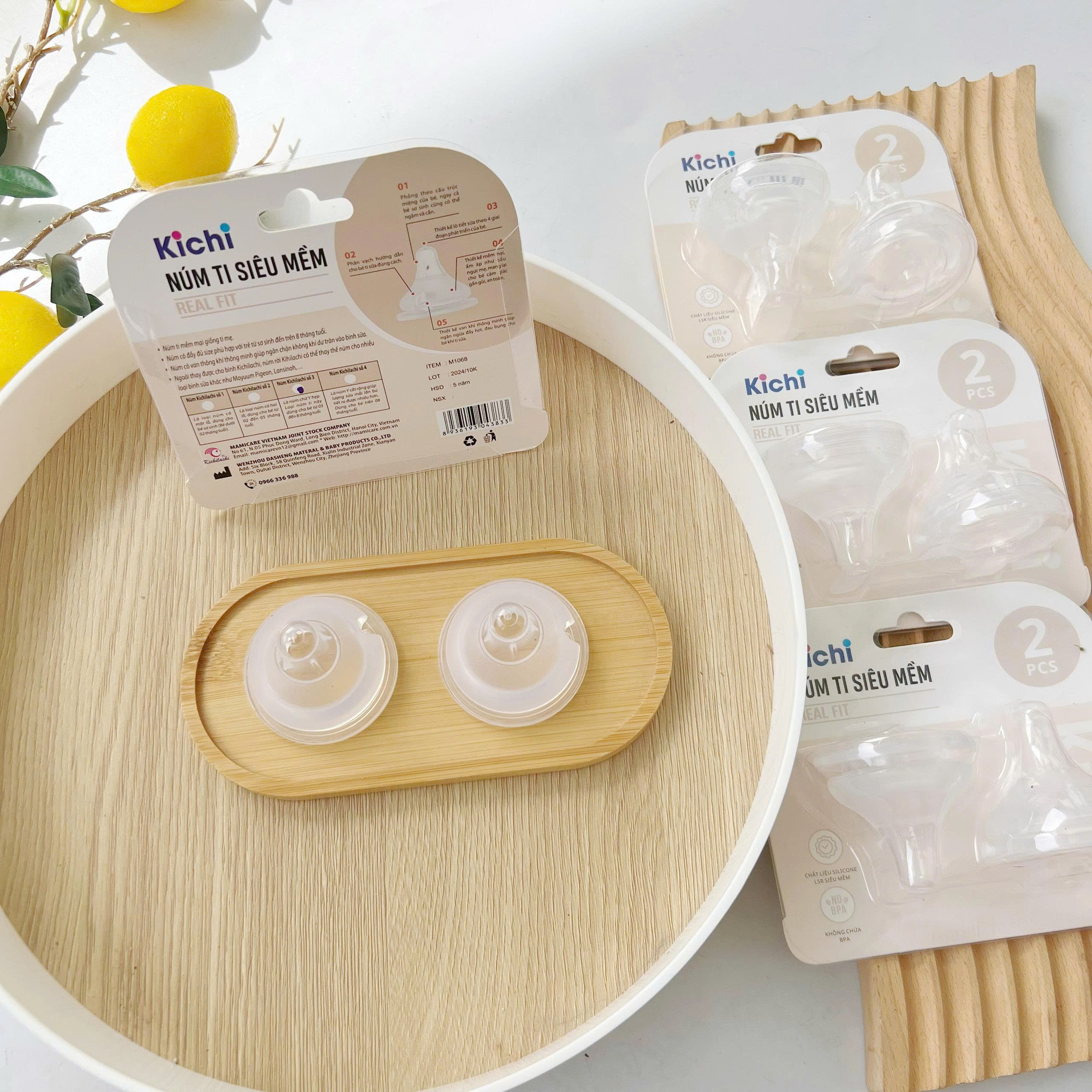 Núm ty Kichi cổ rộng cao cấp
