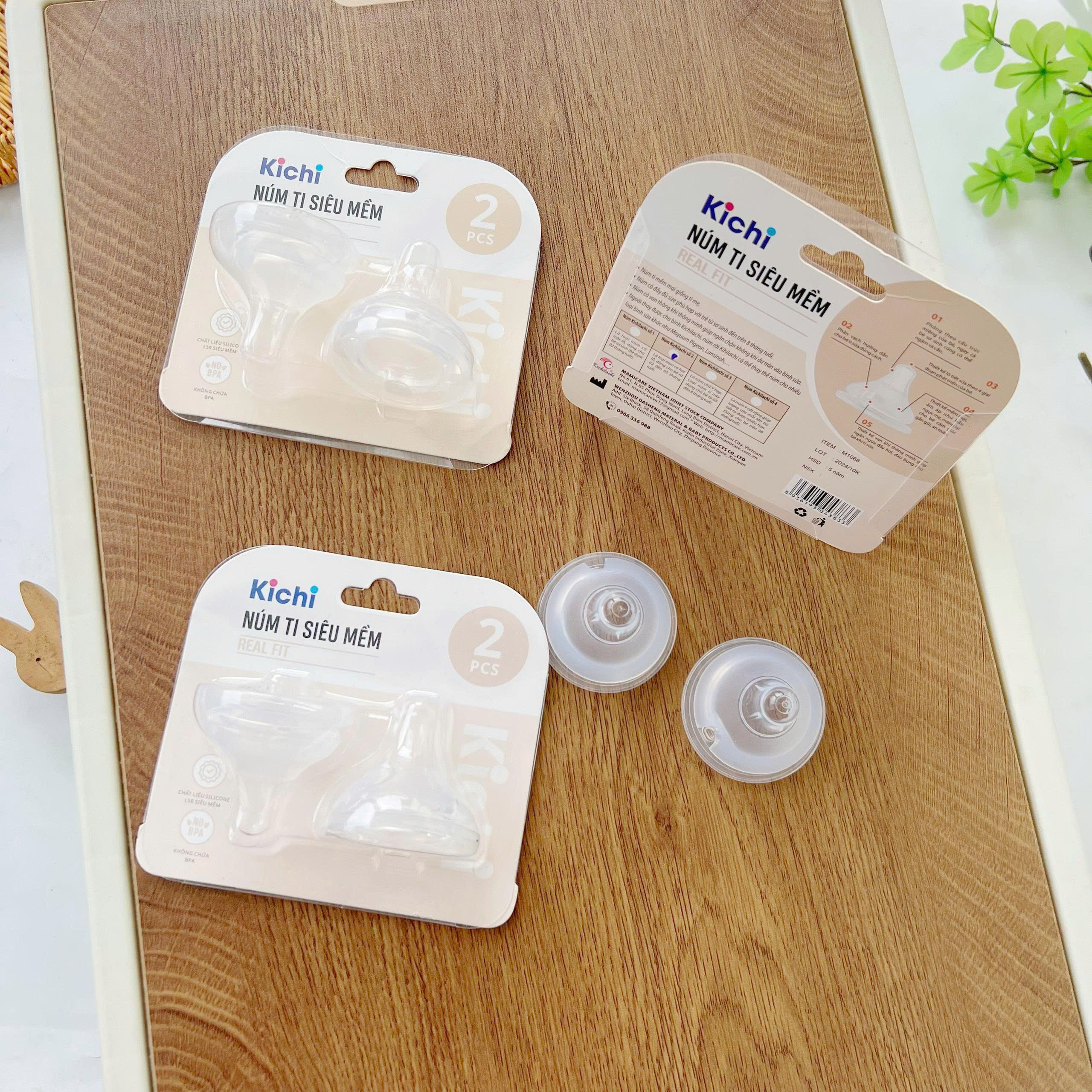 Núm ty Kichi cổ rộng cao cấp