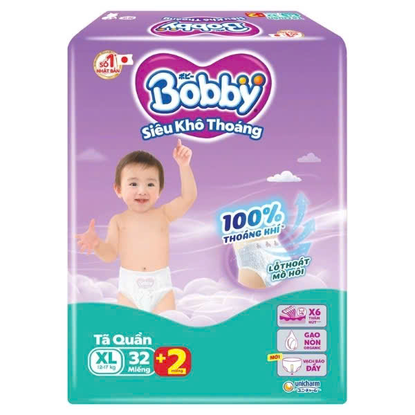 Bỉm quần Bobby các size