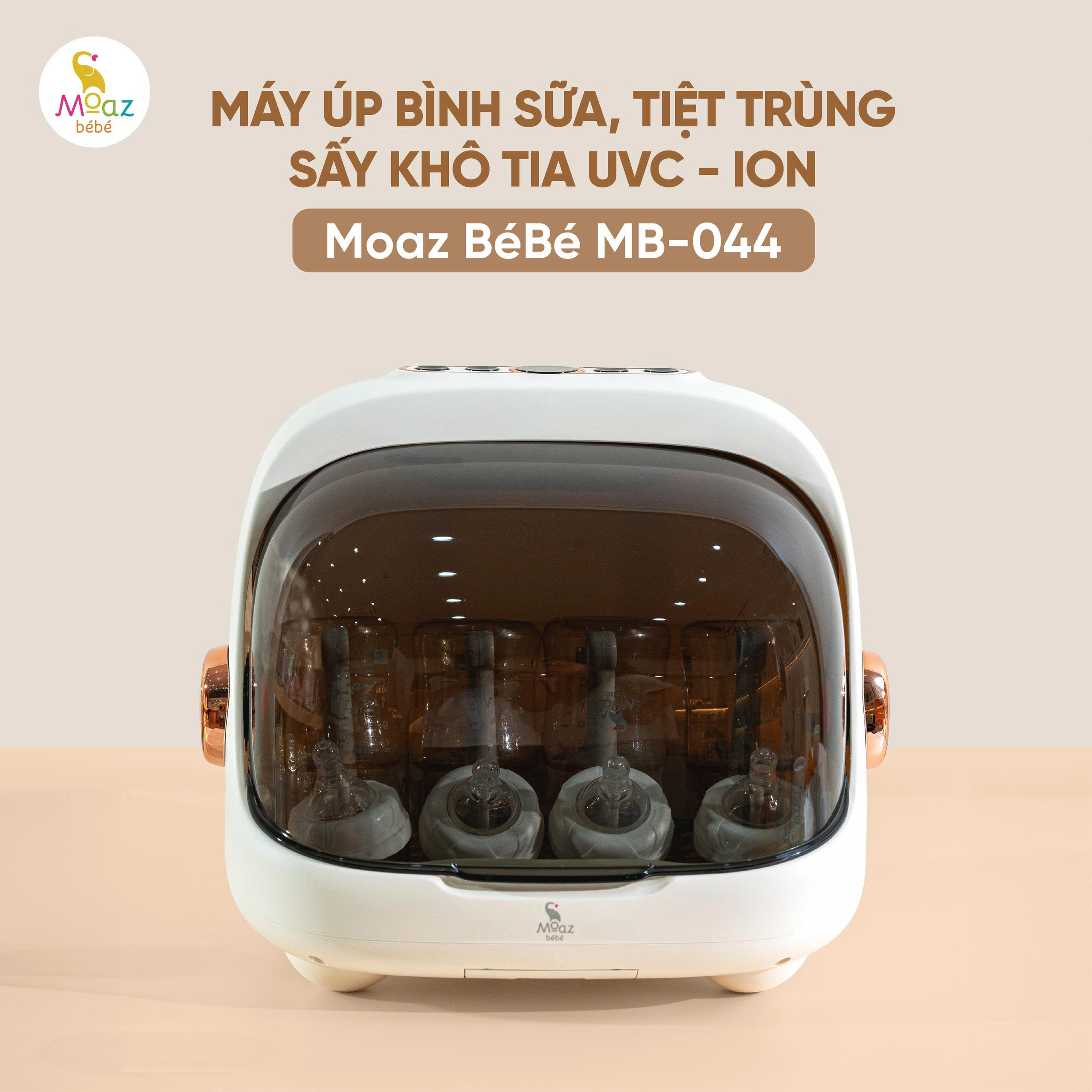 Máy tiệt trùng - sấy khô ION MOAZ BÉBÉ MB-044
