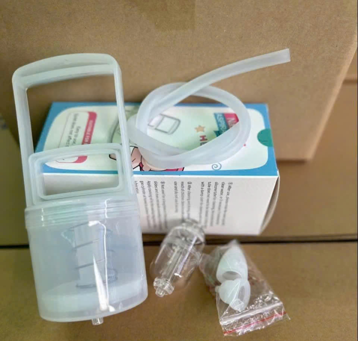 (HOT) Hút mũi Nasal sơ sinh (silicone)