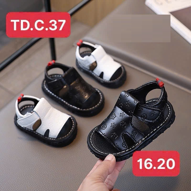 Dép tập đi chip chip đen - trắng