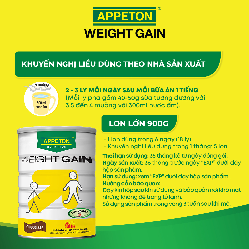 Combo 2 Sữa dinh dưỡng AWG Adult hương Sô-cô-la 900g