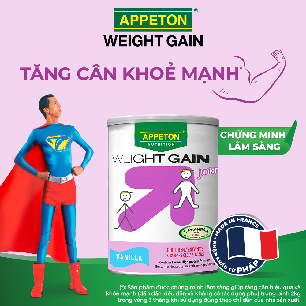 Combo 3 Sữa dinh dưỡng AWG Junior hương Vanila 450g