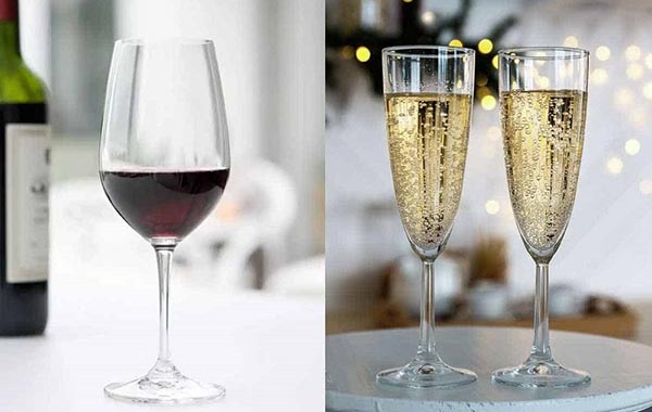 Sự khác biệt giữa rượu vang và Champagne là gì?