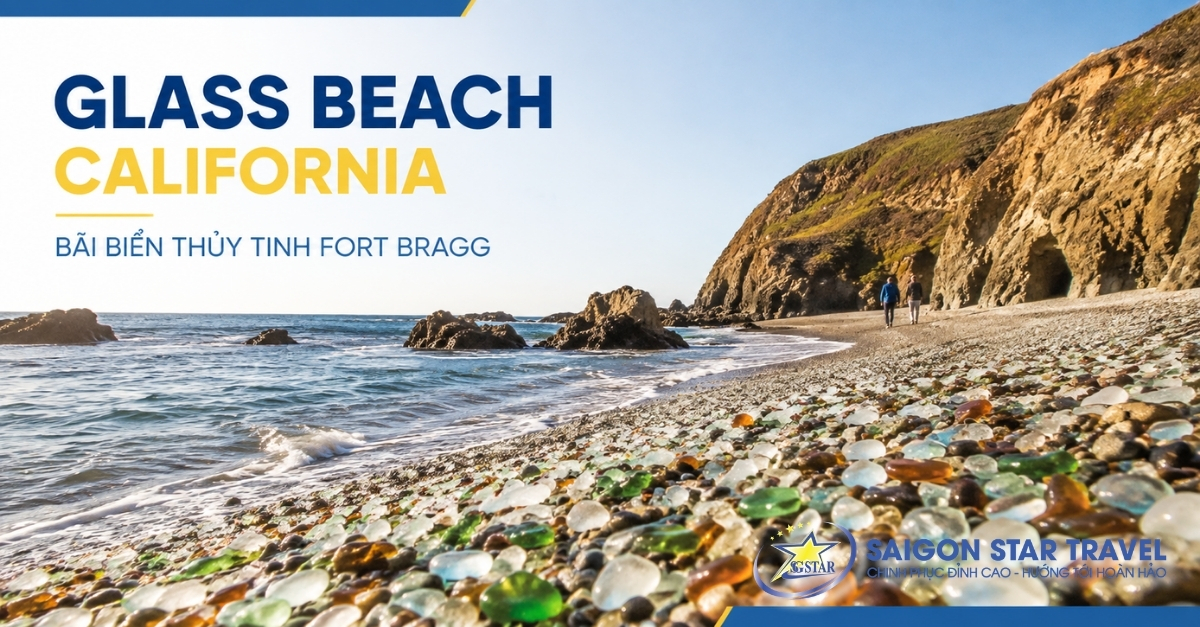 Bãi Biển Thủy Tinh Glass Beach Ở California - Kinh Nghiệm Tham Quan