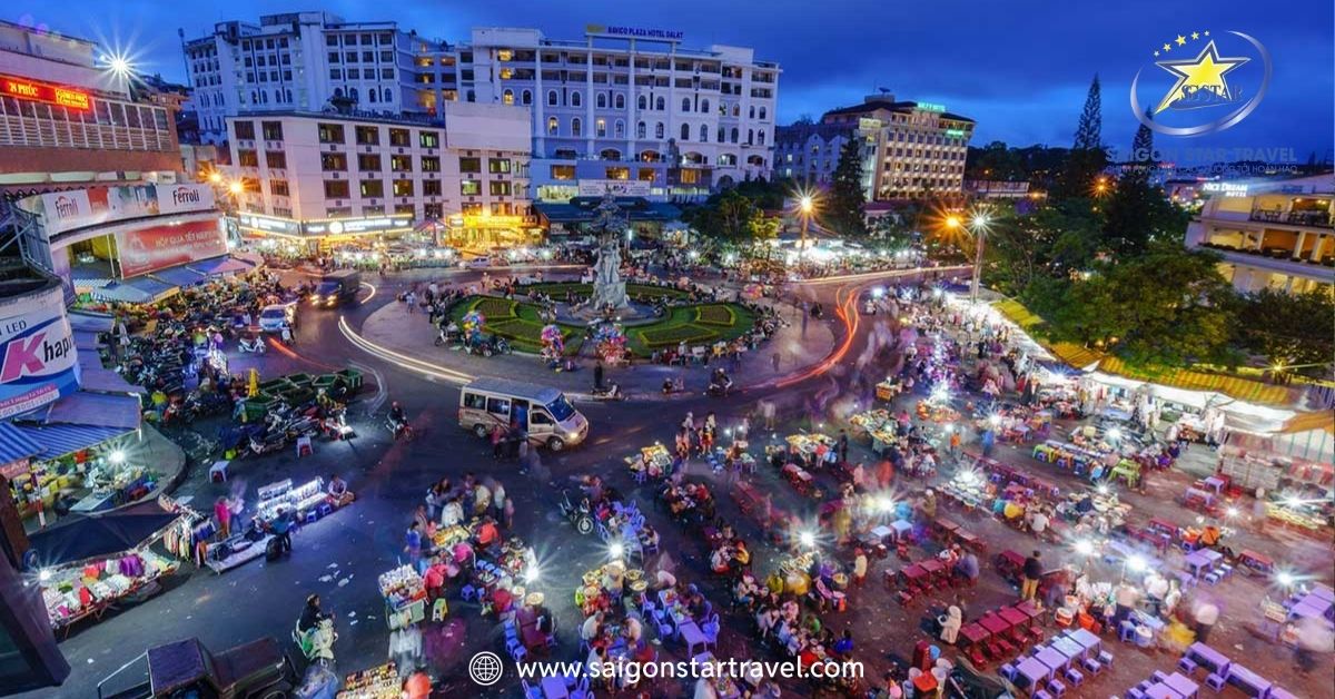 Chợ đêm Đà Lạt – thiên đường ẩm thực và mua sắm giữa lòng thành phố
