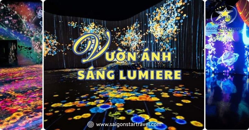 Vườn Ánh Sáng Lumiere – Thế Giới Nghệ Thuật Đầy Sáng Tạo