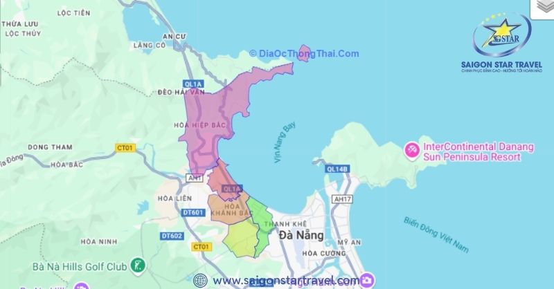 Bản Đồ Quận Liên Chiểu Đà Nẵng Mới Nhất 2025