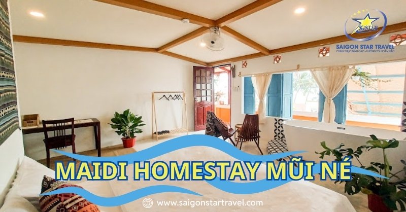 Khám Phá Maidi Homestay Mũi Né – Kỳ Nghỉ Biển Thoải Mái và Tiện Nghi