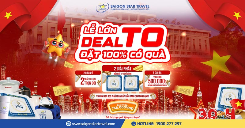 Ưu đãi Chùm Tour Lễ 30/4 – 1/5