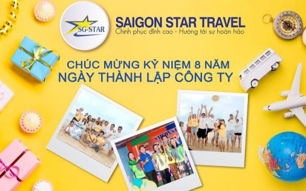 Sinh nhật lần thứ 8 Công ty du lịch Saigon Star Travel – 8 năm một chặng đường