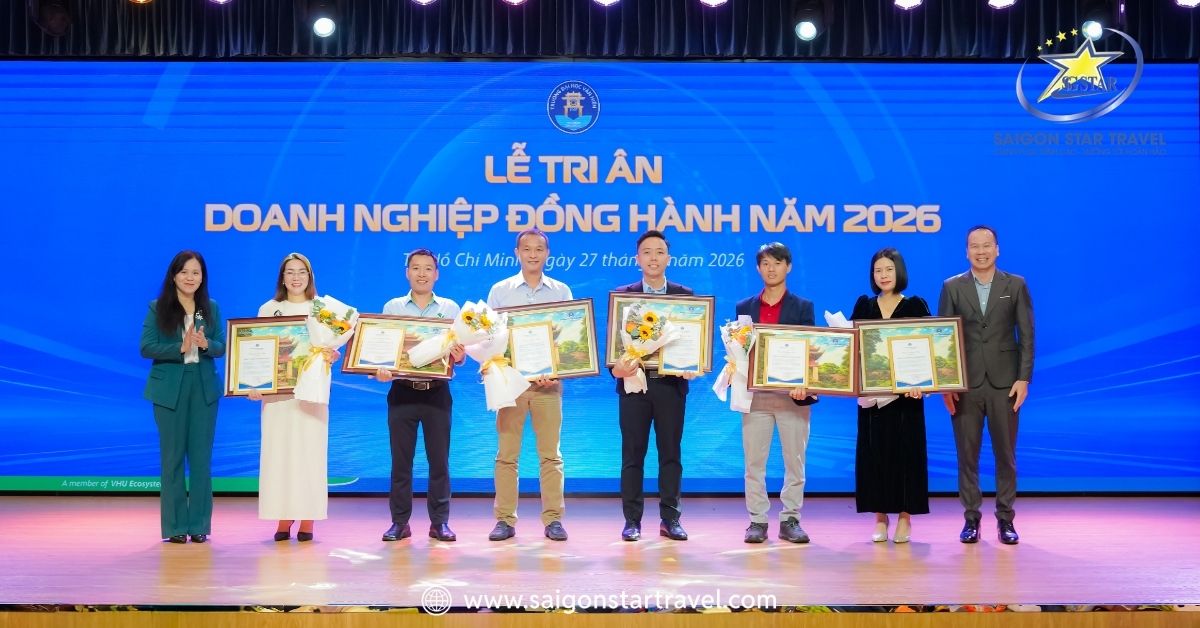 Saigon Star tham dự Lễ Ký kết & Tri ân Doanh nghiệp 2026 - Đồng hành cùng VHUers