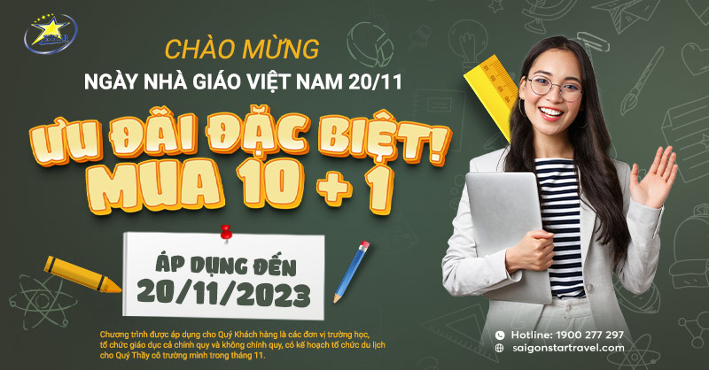 20/11 -“MUA 10 + 01”! NGÀY HỘI TRI ÂN QUÝ THẦY CÔ