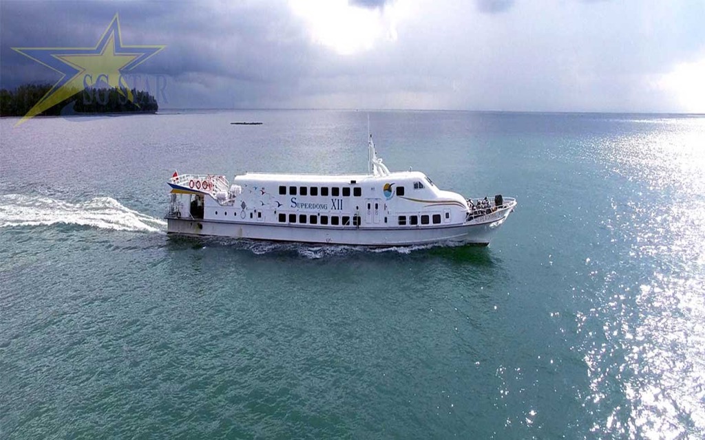 Tàu cao tốc Superdong là phương tiện được nhiều du khách lựa chọn