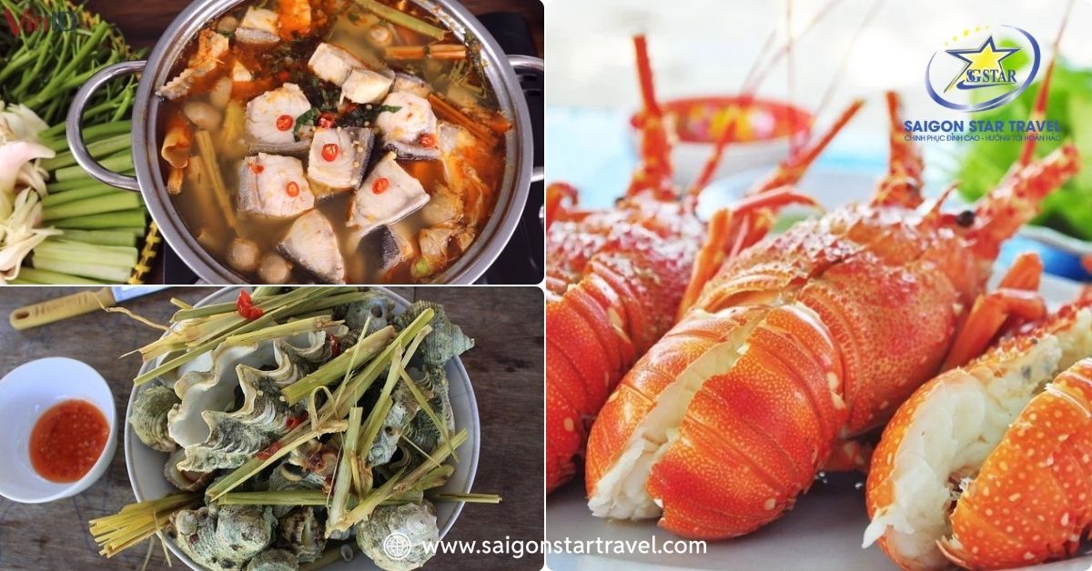 Ẩm thực địa phương tươi sống trên bán đảo Đàm Môn