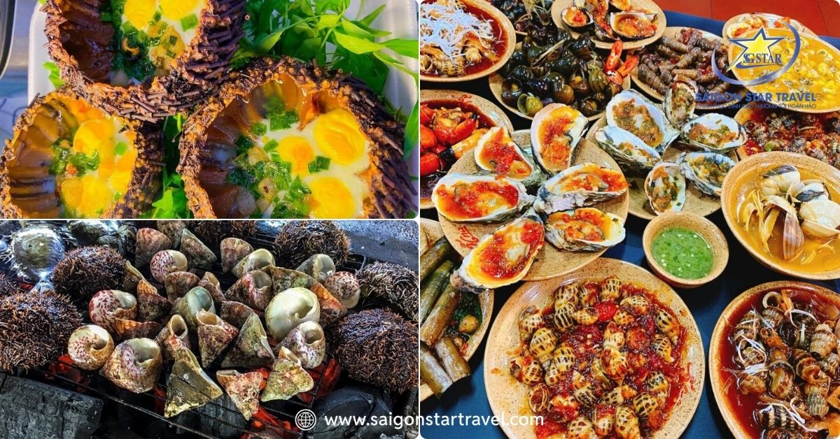 Ẩm thực địa phương tại Bãi Cóc- Ninh Thuận