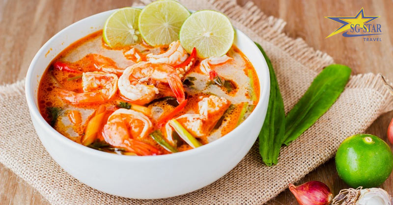 Tom Yum - Món ăn hương vị chua cay đặc trưng của Thái Lan
