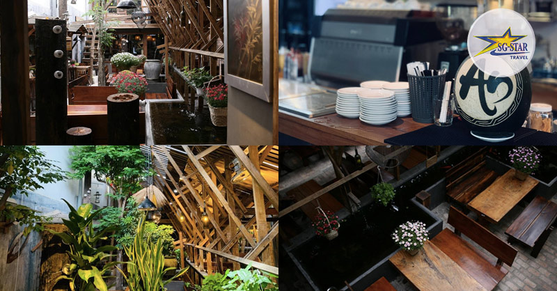 An cafe sở hữu không gian ấm cúng, yên tĩnh