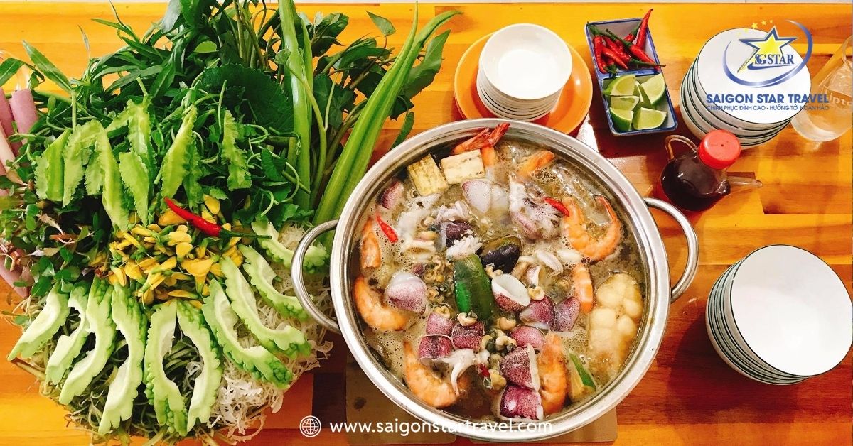 Món đặc sản trứ danh lẩu mắm Châu Đốc