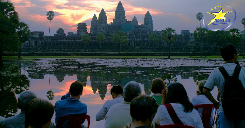 Tour Siem Reap Cambodia 4 Ngày 3 đêm | Du lịch Lễ 2/9 | Saigon Star Travel Ngắm bình minh tuyệt đẹp tại đền Angkor Wat