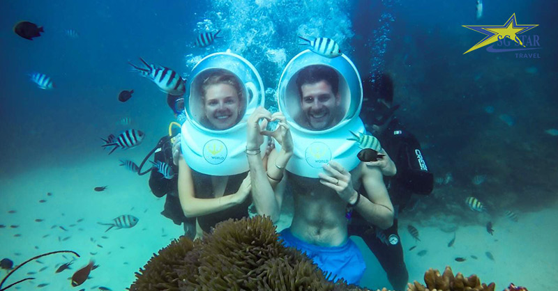 Bãi Sao Phú Quốc và những điều hấp dẫn có thể bạn chưa biết | Saigon Star Travel Đi bộ dưới đáy biển bãi Sao Phú Quốc