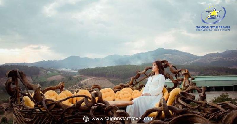Khu Du Lịch Thúy Thuận Đà Lạt - Chốn Thiên Đường Cà Phê | Saigon Star Travel Chill tại quán cà phê khu du lịch Thúy Thuận Đà Lạt