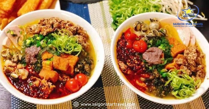 Bún Riêu Đà Lạt - Món Ăn Tinh Hoa Nơi Thành Phố Sương Mù | Saigon Star Travel Bún riêu Đà Lạt với hương vị riêng biệt
