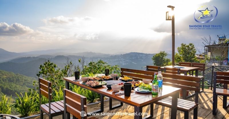 Xóm Lèo Đà Lạt - Địa Điểm Ngắm Hoàng Hôn Cực Chill | Saigon Star Travel Tiệm Nướng Hoàng Hôn Đà Lạt