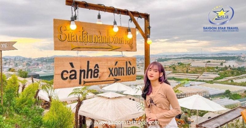 Xóm Lèo Đà Lạt - Địa Điểm Ngắm Hoàng Hôn Cực Chill | Saigon Star Travel Quán Cafe Xóm Lèo siêu chill mỗi khi chiều tà