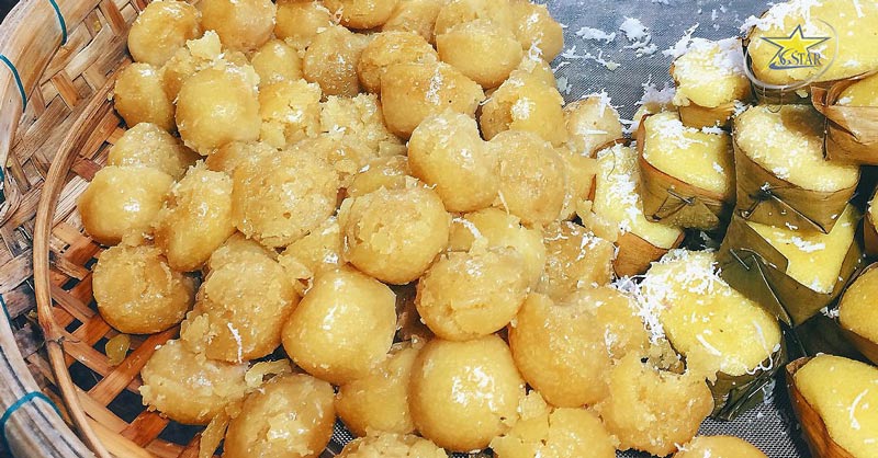 Đặc sản bánh bò thốt nốt đặc trưng ở Phú Quốc