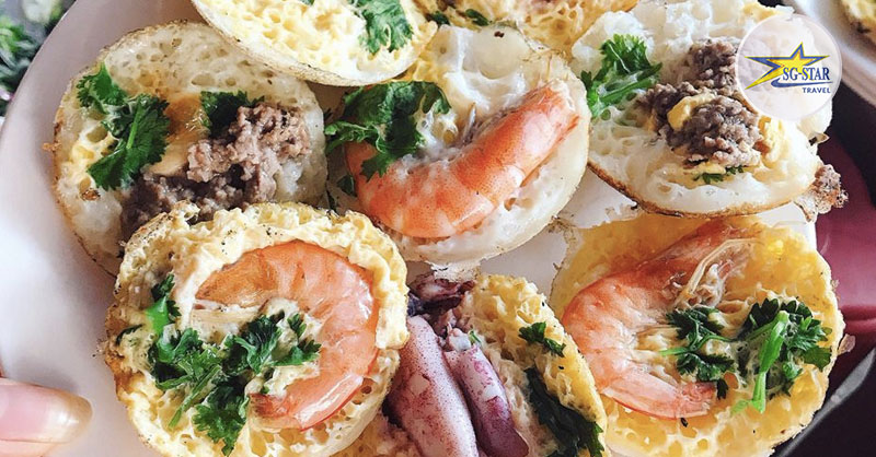 Bánh căn Nha Trang với đa dạng các loại nhân, hấp dẫn người dùng Bánh căn Nha Trang với đa dạng các loại nhân, hấp dẫn người dùng