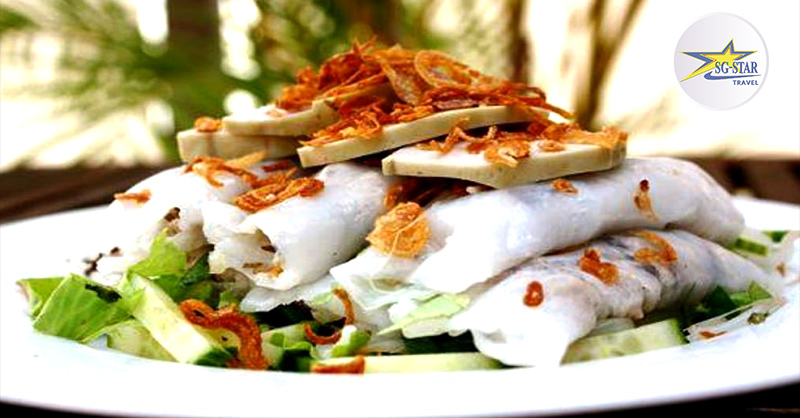Bánh cuốn với hương vị truyền thông rất được yêu thích tại miền Nam
