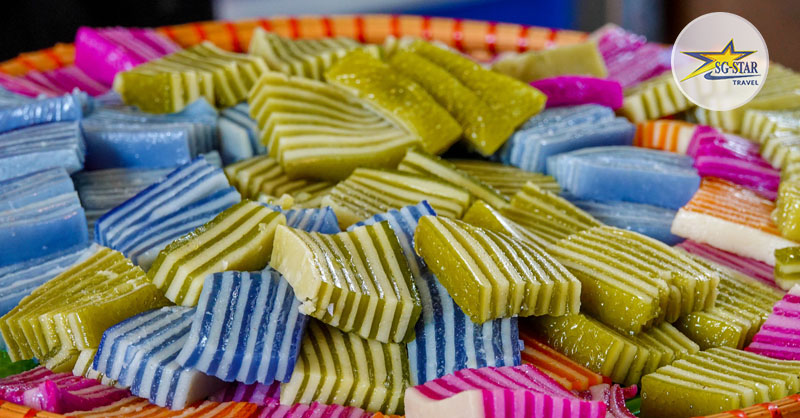 Bánh da lợn nhiều hương vị khác nhau được giới thiệu tại lễ hội Bánh da lợn nhiều hương vị khác nhau được giới thiệu tại lễ hội