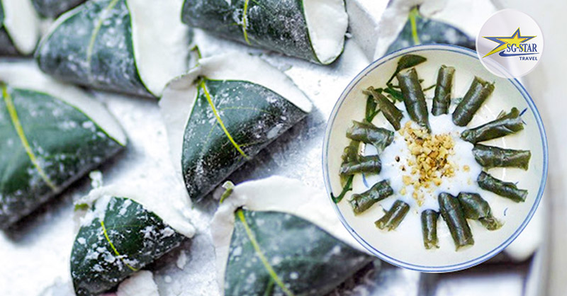 Bánh dừa lá mít lá mơ ăn là thèm