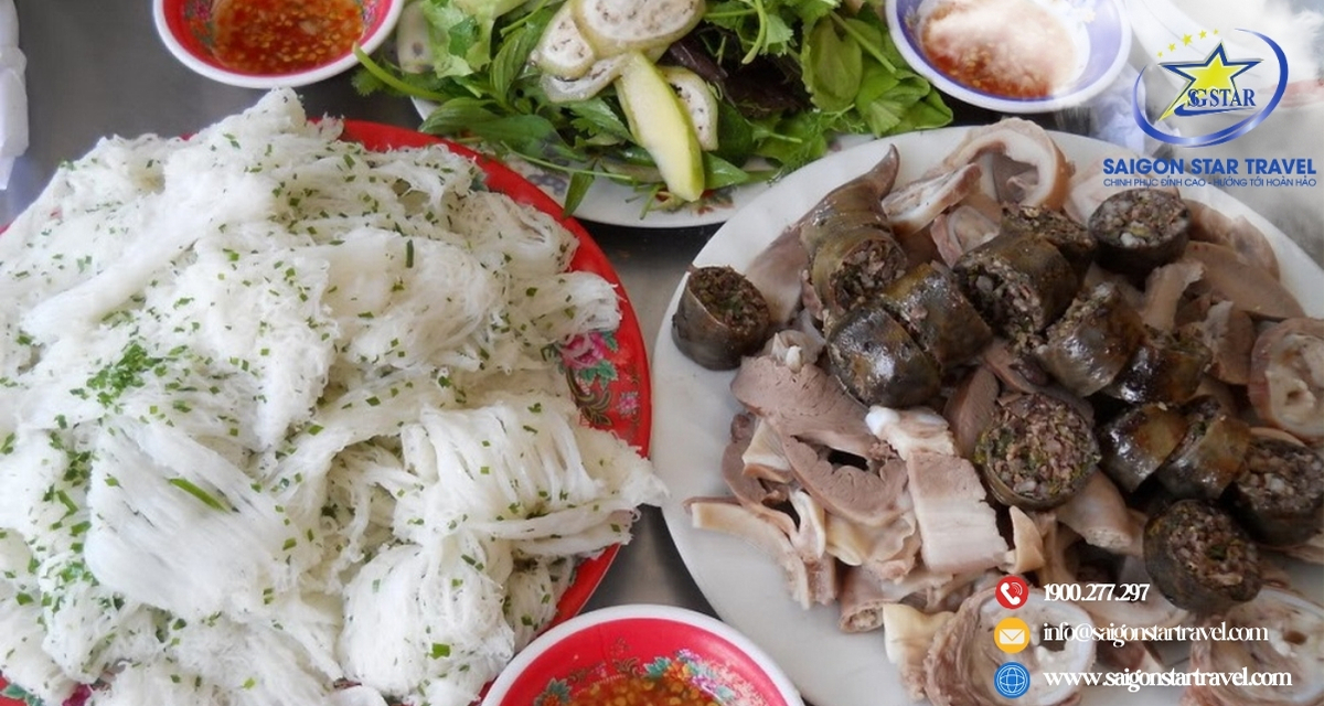 Bánh hỏi lòng heo