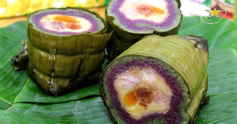Bánh tét mật cật thường được dùng ở những ngày lễ tết truyền thống của người dân biển đảo