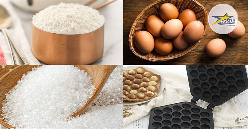 Nguyên liệu và dụng cụ cần thiết phải có để thực hiện bánh trứng gà non