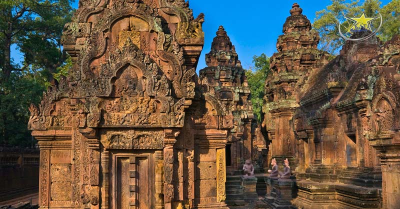 Du lịch Campuchia lễ 30/4 có hoạt động gì? | Saigon Star Travel Đền Banteay Srei- du lịch Campuchia dịp lễ 30/4