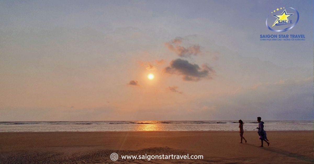 Ngắm bình minh tại bãi biển hoang sơ Thạnh Phú