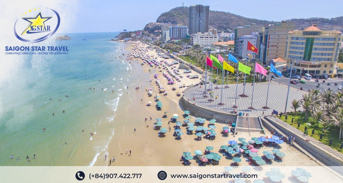 Bãi Sau Vũng Tàu - Tour Cần Thơ Vũng Tàu 3 ngày 2 đêm