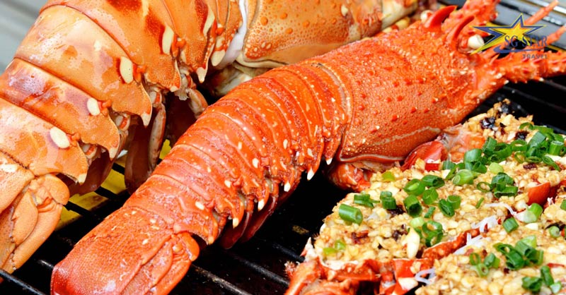 Tôm hùm chắc thịt ở Bình Ba