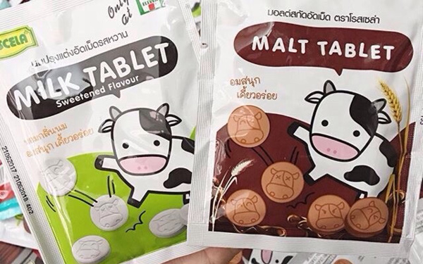 Bỏ túi 5 đồ ăn vặt đóng gói Thái Lan mua về làm quà | Saigon Star Travel Kẹo sữa do Hoàng gia Thái Lan phát triển