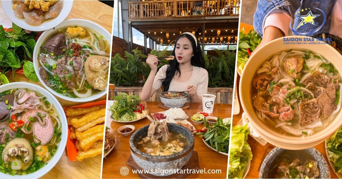 Thưởng thức bún bò hấp dẫn tại Đà Lạt