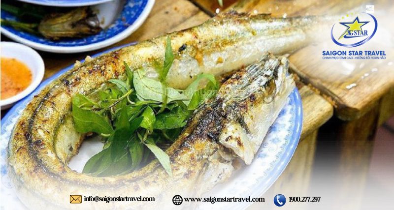 Cá Xương Xanh nướng gây xuýt xoa