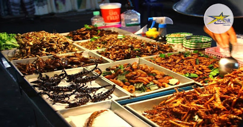 Các món ăn đường phố trong có vẻ “kinh hãi" nhưng lại là đặc sản rất giàu dinh dưỡng tại xứ sở Chùa vàng Các món ăn đường phố trong có vẻ “kinh hãi" nhưng lại là đặc sản rất giàu dinh dưỡng tại xứ sở Chùa vàng