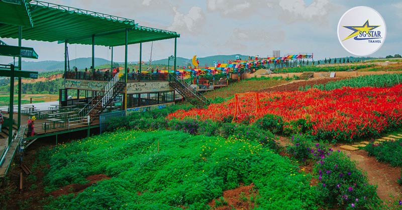Tour Cắm Trại Đà Lạt 2 Ngày 1 Đêm | Saigon Star Travel Cafe Mê Linh - Cổng trời và cầu vồng bảy màu ở Đà Lạt