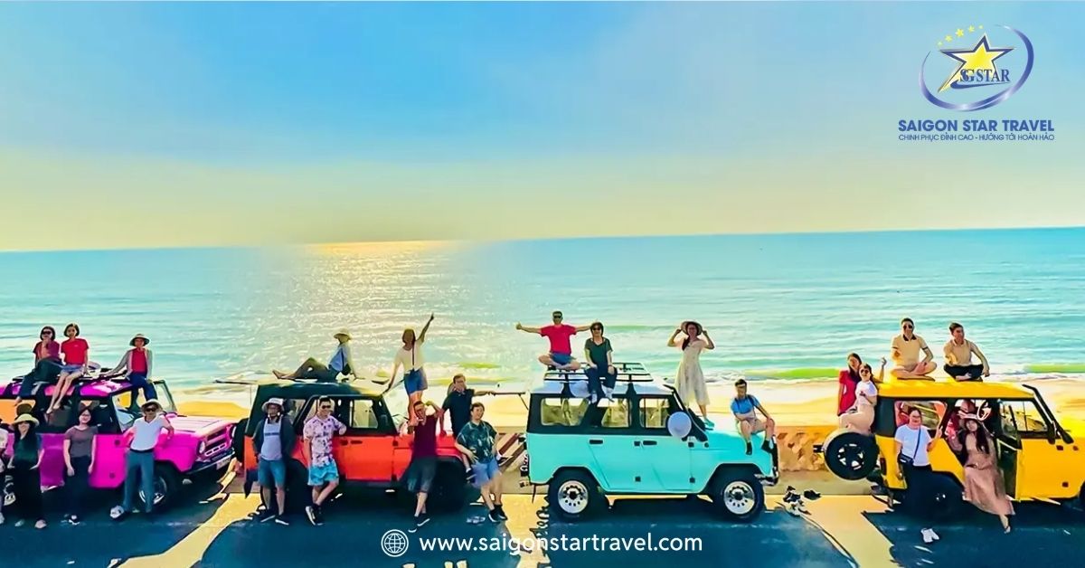 Check - in xe jeep Mũi Né