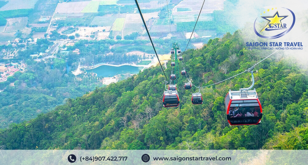 Cáp Treo Núi Bà Đen - Tour Tây Ninh 1 Ngày