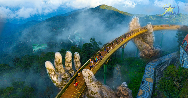Cầu Vàng ở Bà Nà Hills Đà Nẵng 